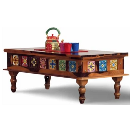 Wooden Tile Coffee Table