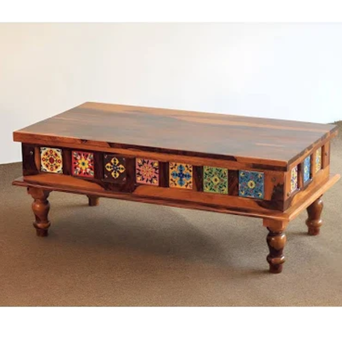 Wooden Tile Coffee Table