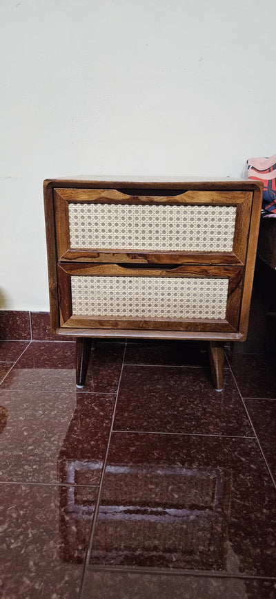 Quality Vintage Style Bedside Table