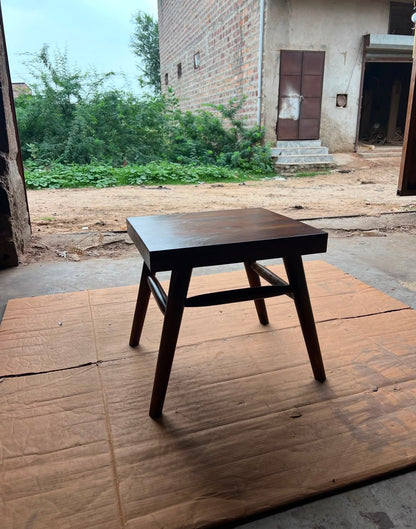 Premwood Solid Sheesham Wood Side Table | 18 x 18 Inch Square Wooden End Table with Tapered Legs  Alternative, thoda
